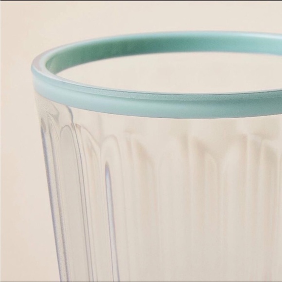 6-Piece Ribbed Plastic Pitcher and Tumbler Serving Set - Hearth & Hand Magnolia - Picture 2 of 7